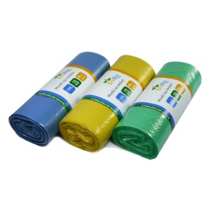 Zestaw worków do segregacji 120L 10 szt 3 kolory