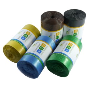 Zestaw worków do segregacji 60L 50 szt 5 kolorów