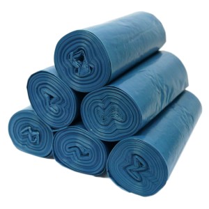 Worki na śmieci do segregacji 60L 100 szt (niebieskie) 5 rolek