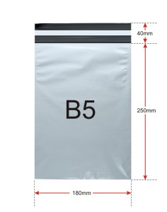Foliopaki kurierskie B5 180 x 250 mm - 50 szt