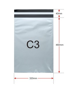 Foliopaki kurierskie C3  320 x 460 mm - 50 szt